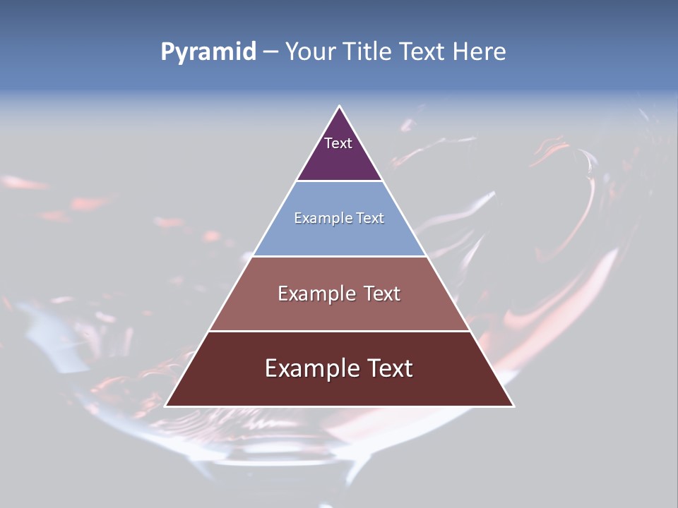 Closeup Of Red Wine Pouring In A Glass Isolated On Black Background PowerPoint Template