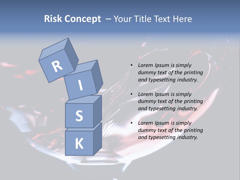 Closeup Of Red Wine Pouring In A Glass Isolated On Black Background PowerPoint Template