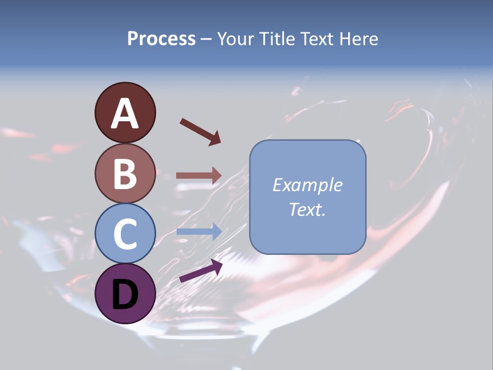 Closeup Of Red Wine Pouring In A Glass Isolated On Black Background PowerPoint Template