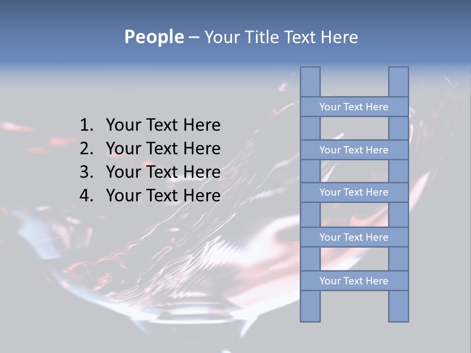 Closeup Of Red Wine Pouring In A Glass Isolated On Black Background PowerPoint Template