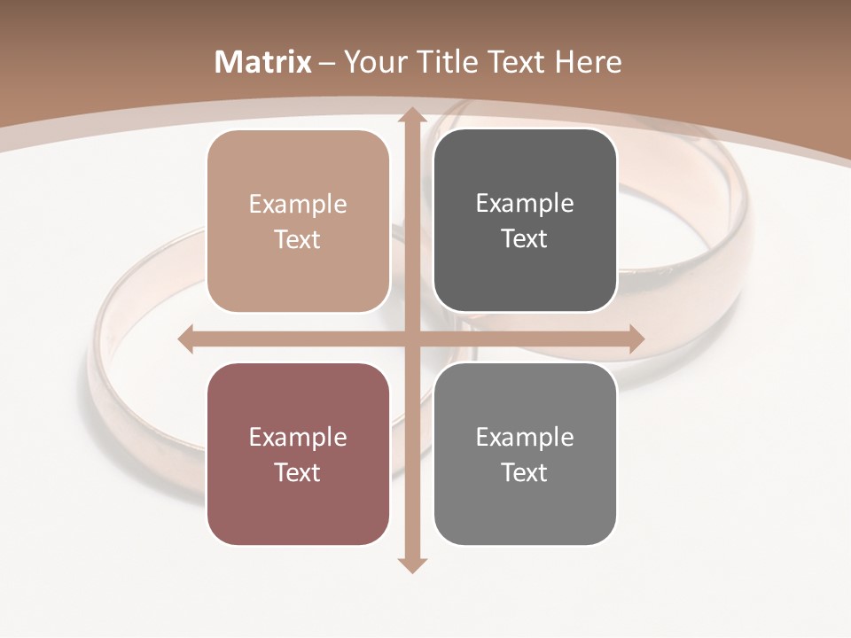 Obligatory Attribute Of Each Wedding - Wedding Rings. PowerPoint Template