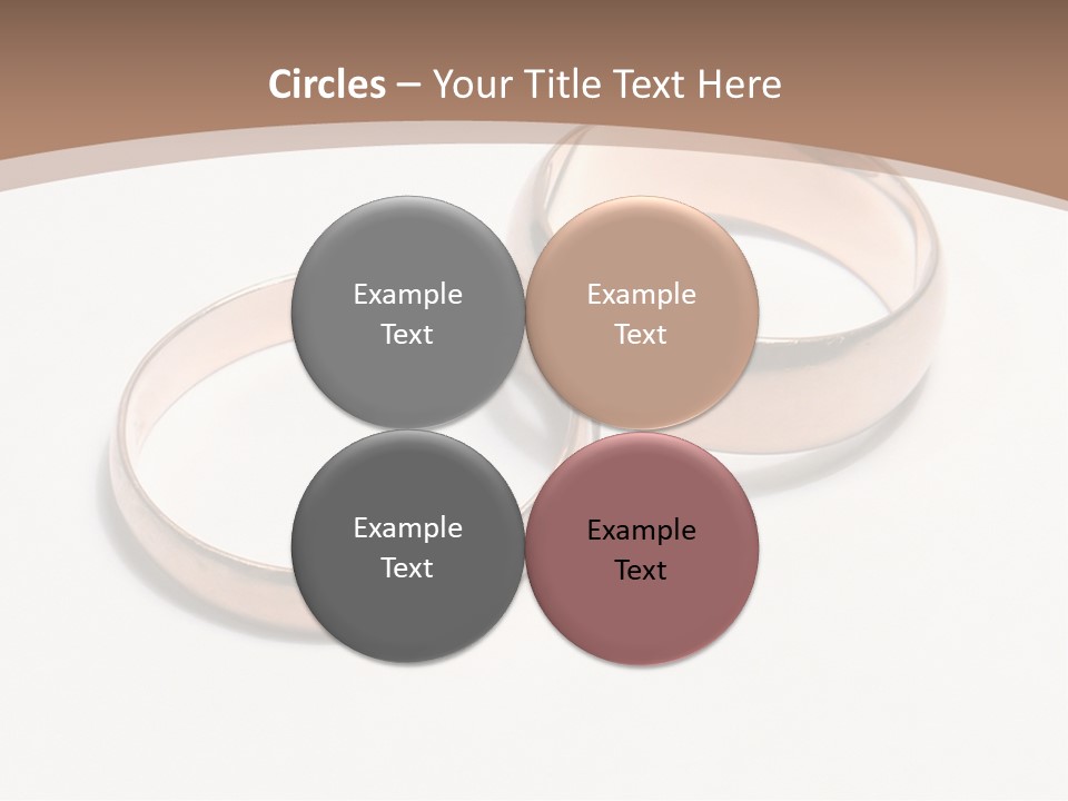 Obligatory Attribute Of Each Wedding - Wedding Rings. PowerPoint Template