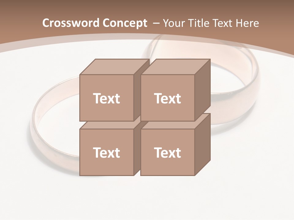 Obligatory Attribute Of Each Wedding - Wedding Rings. PowerPoint Template