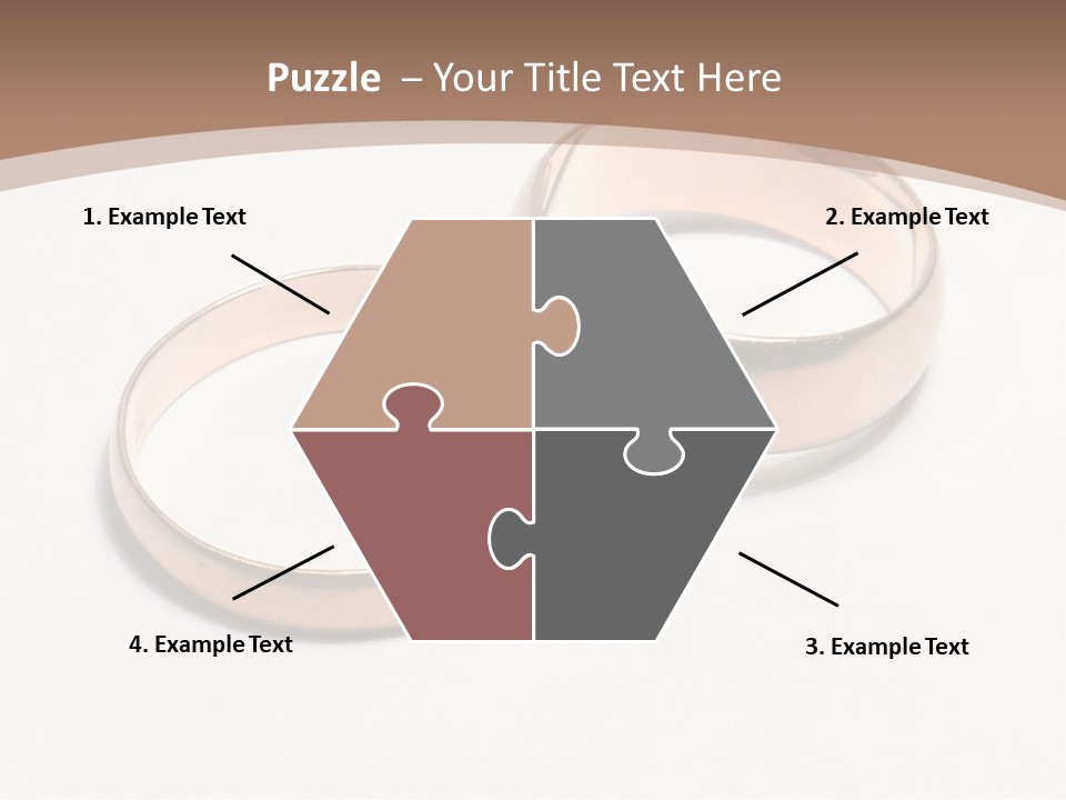 Obligatory Attribute Of Each Wedding - Wedding Rings. PowerPoint Template