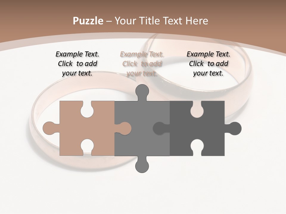 Obligatory Attribute Of Each Wedding - Wedding Rings. PowerPoint Template