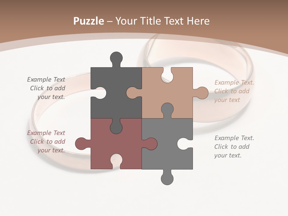 Obligatory Attribute Of Each Wedding - Wedding Rings. PowerPoint Template