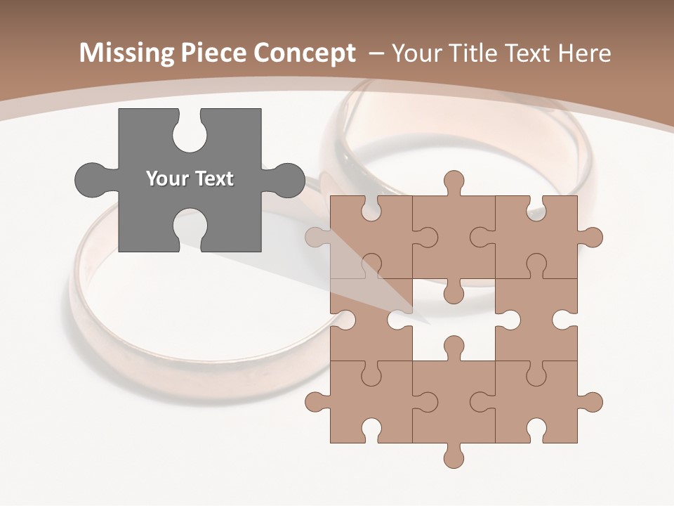 Obligatory Attribute Of Each Wedding - Wedding Rings. PowerPoint Template