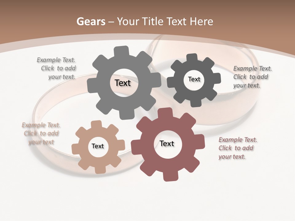 Obligatory Attribute Of Each Wedding - Wedding Rings. PowerPoint Template