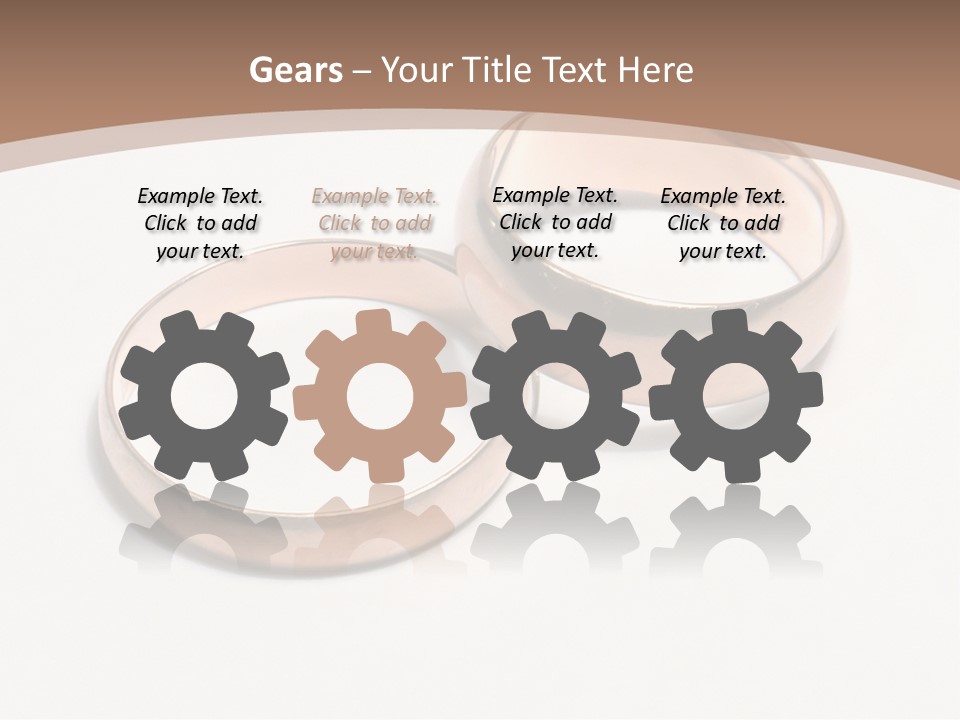 Obligatory Attribute Of Each Wedding - Wedding Rings. PowerPoint Template