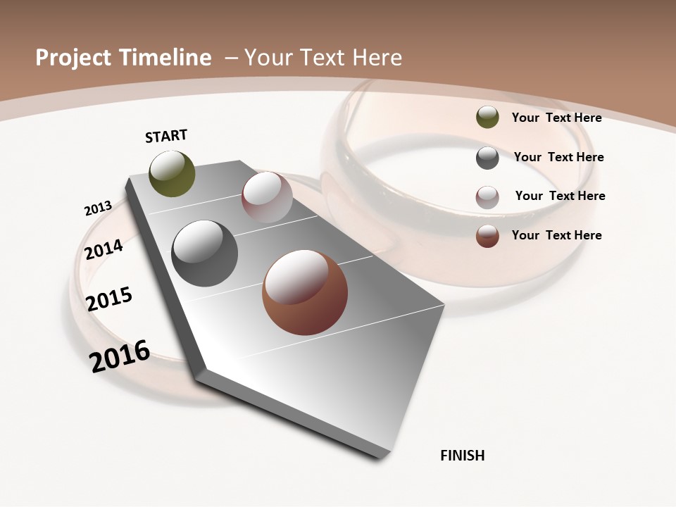 Obligatory Attribute Of Each Wedding - Wedding Rings. PowerPoint Template