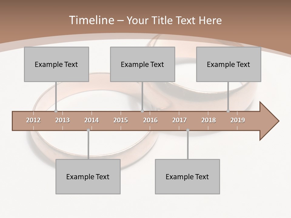 Obligatory Attribute Of Each Wedding - Wedding Rings. PowerPoint Template