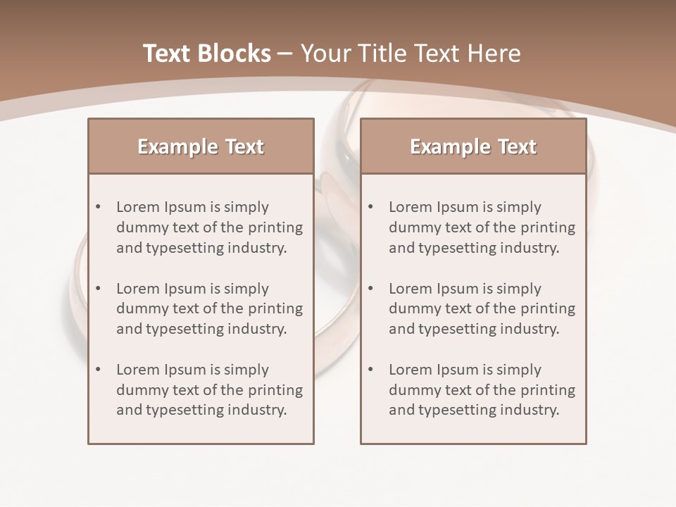 Obligatory Attribute Of Each Wedding - Wedding Rings. PowerPoint Template