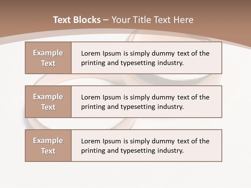 Obligatory Attribute Of Each Wedding - Wedding Rings. PowerPoint Template