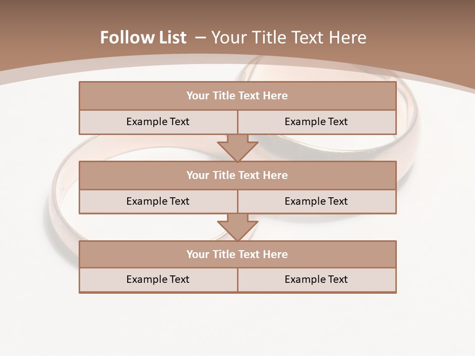 Obligatory Attribute Of Each Wedding - Wedding Rings. PowerPoint Template