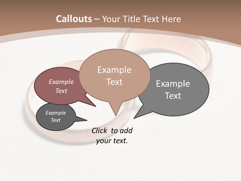 Obligatory Attribute Of Each Wedding - Wedding Rings. PowerPoint Template
