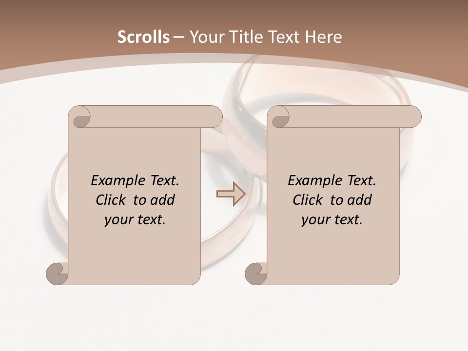Obligatory Attribute Of Each Wedding - Wedding Rings. PowerPoint Template