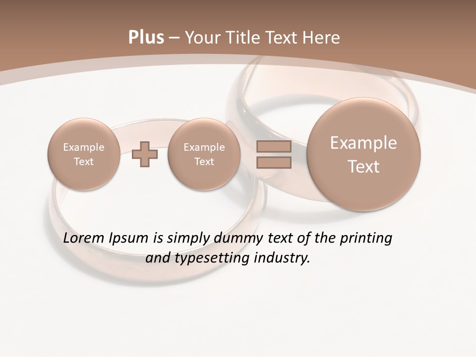 Obligatory Attribute Of Each Wedding - Wedding Rings. PowerPoint Template