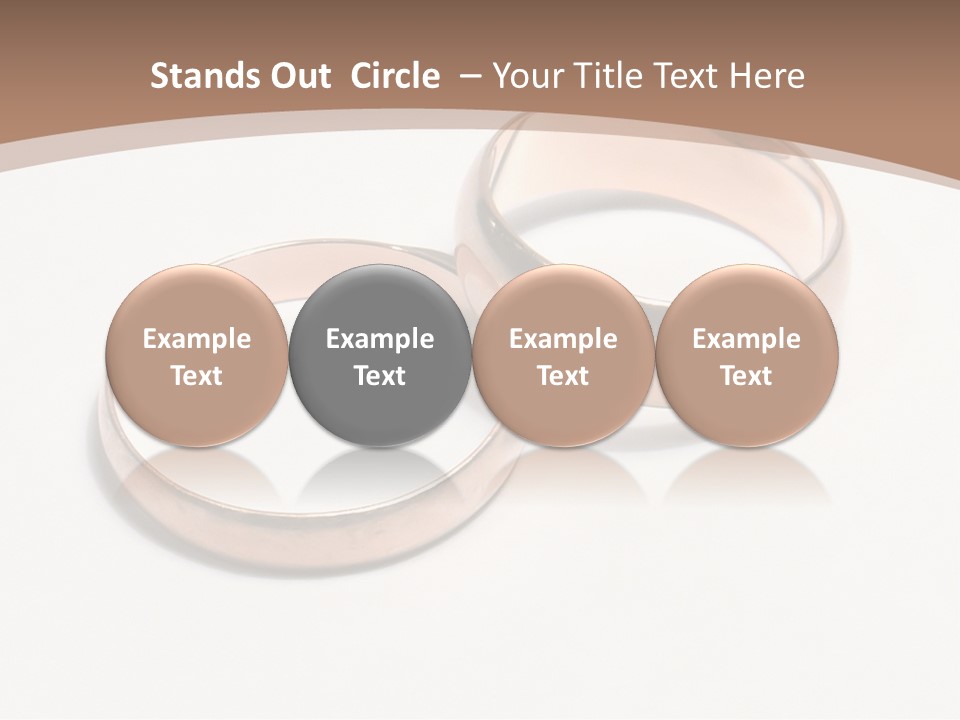 Obligatory Attribute Of Each Wedding - Wedding Rings. PowerPoint Template
