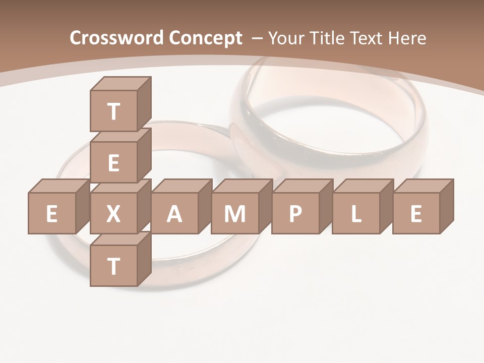 Obligatory Attribute Of Each Wedding - Wedding Rings. PowerPoint Template