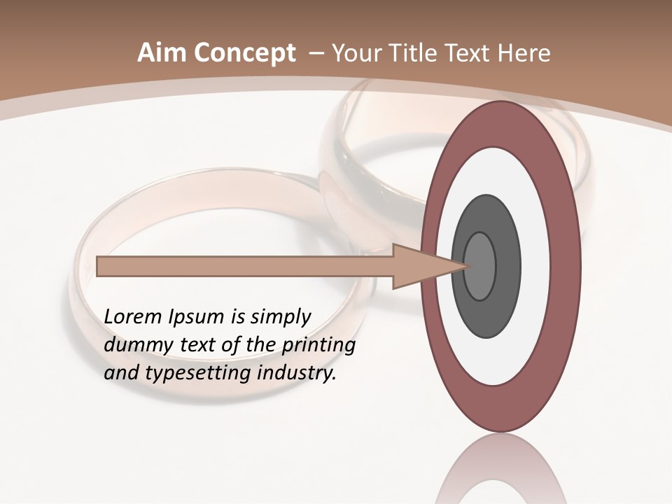Obligatory Attribute Of Each Wedding - Wedding Rings. PowerPoint Template