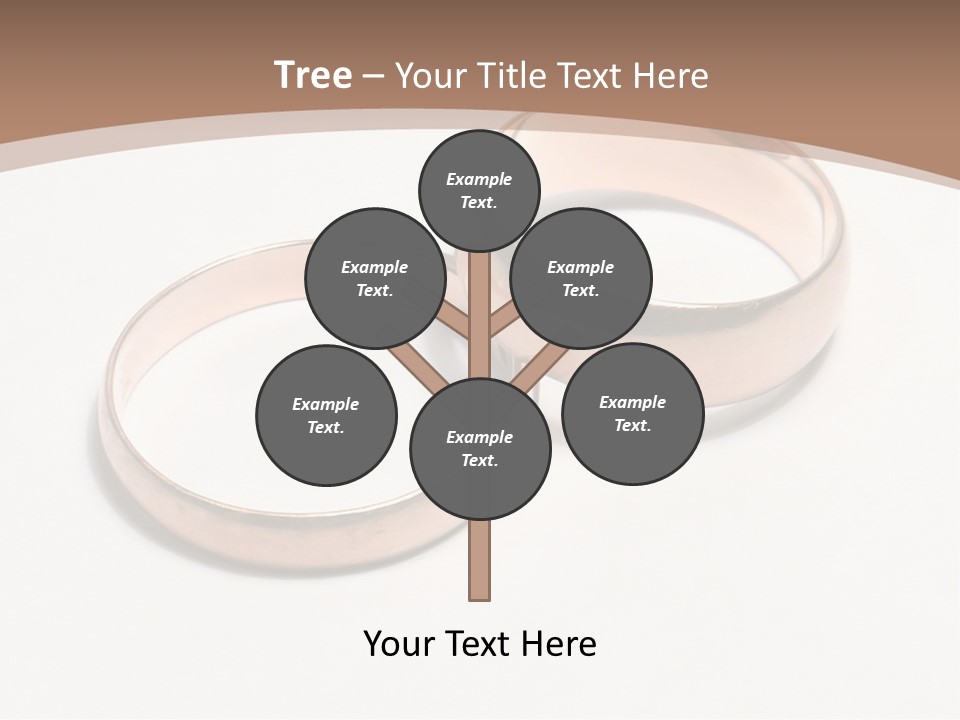 Obligatory Attribute Of Each Wedding - Wedding Rings. PowerPoint Template