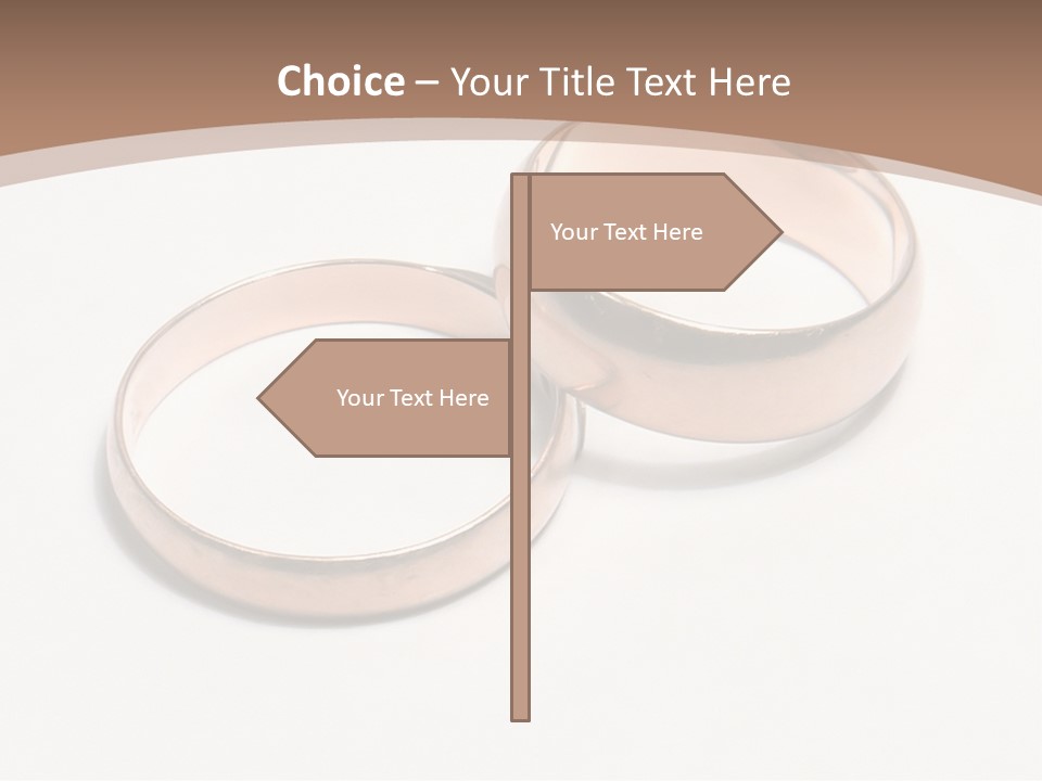 Obligatory Attribute Of Each Wedding - Wedding Rings. PowerPoint Template