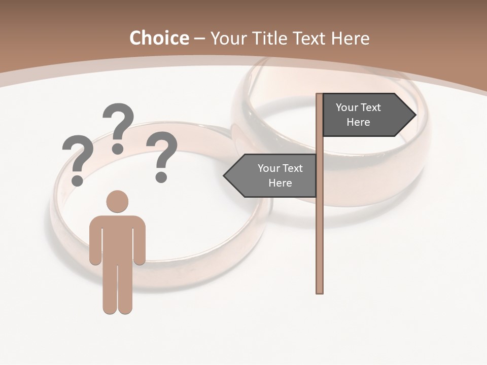 Obligatory Attribute Of Each Wedding - Wedding Rings. PowerPoint Template