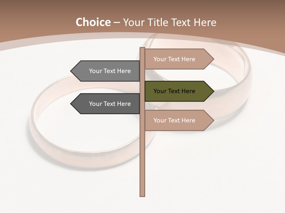 Obligatory Attribute Of Each Wedding - Wedding Rings. PowerPoint Template