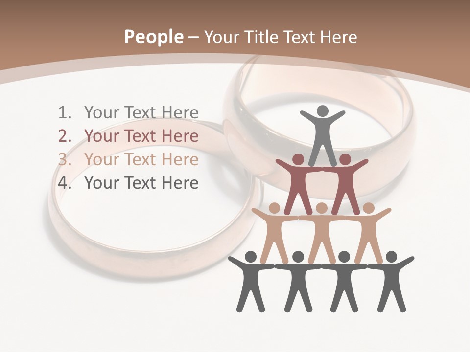 Obligatory Attribute Of Each Wedding - Wedding Rings. PowerPoint Template