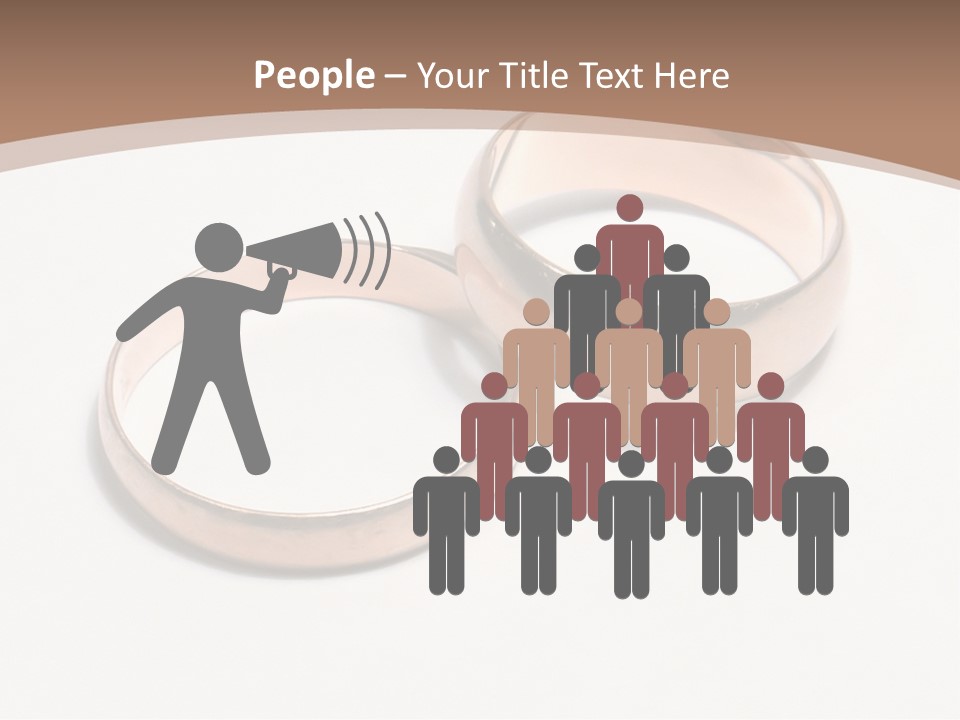 Obligatory Attribute Of Each Wedding - Wedding Rings. PowerPoint Template