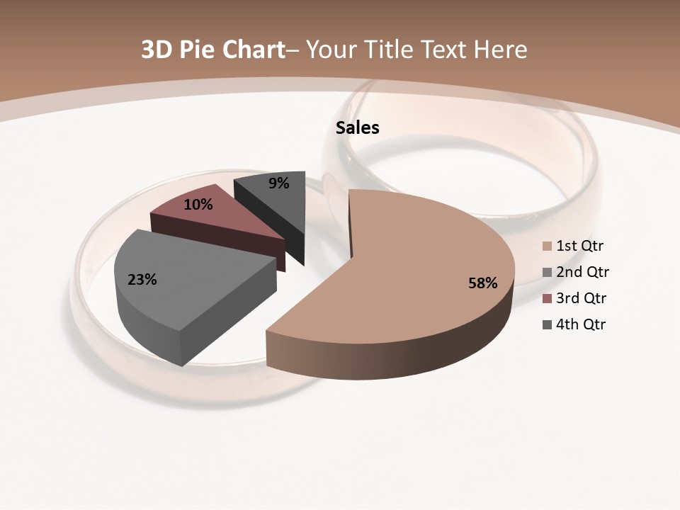 Obligatory Attribute Of Each Wedding - Wedding Rings. PowerPoint Template