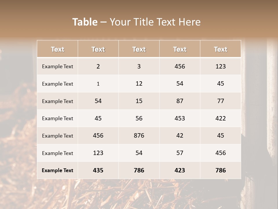A Pig Sticking Its Head Through A Fence PowerPoint Template