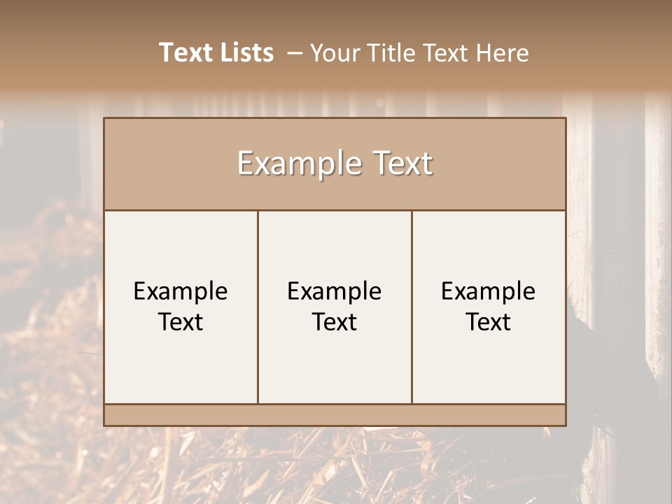 A Pig Sticking Its Head Through A Fence PowerPoint Template
