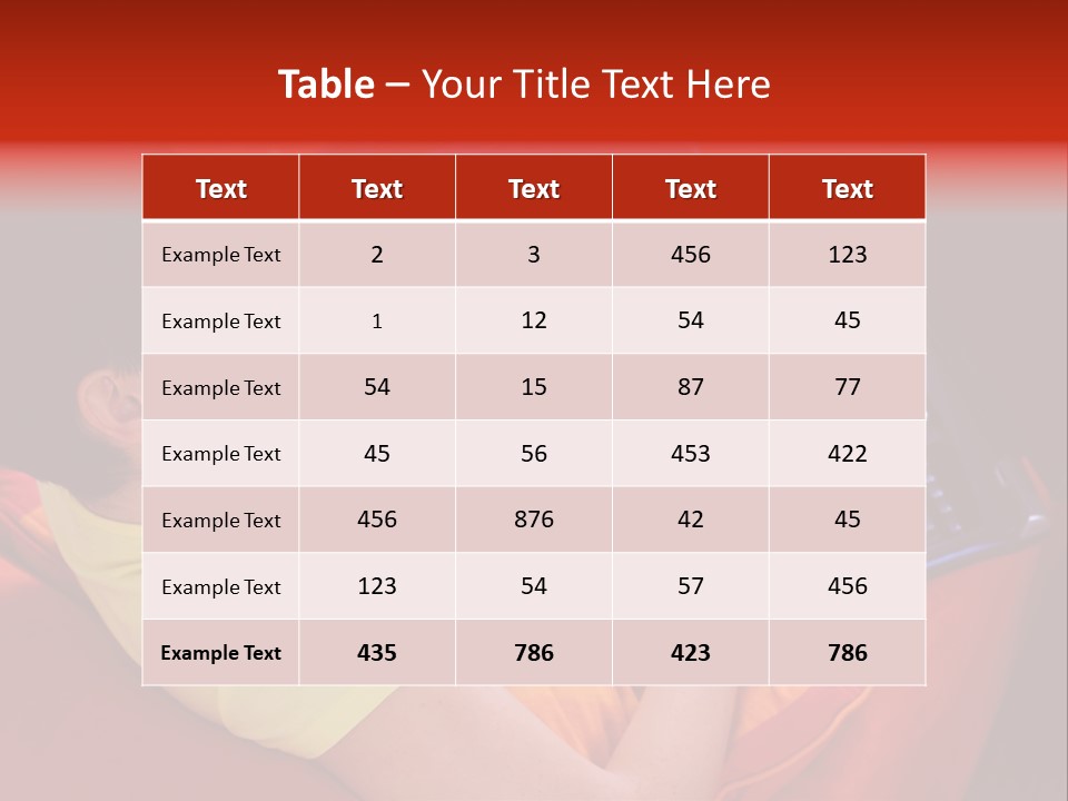 A Woman Sitting On A Couch Using A Laptop Computer PowerPoint Template