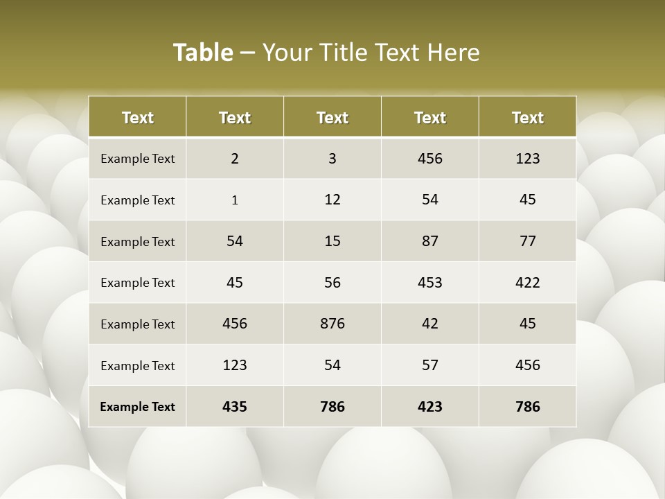 One Smart Egg PowerPoint Template
