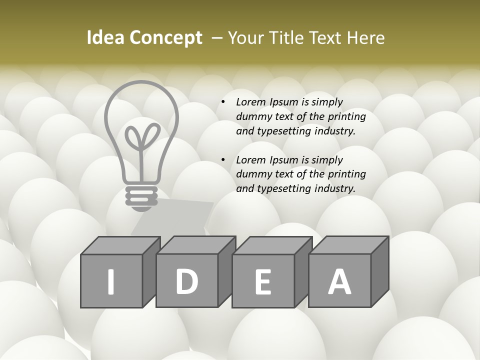 One Smart Egg PowerPoint Template