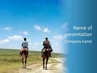 Horse Riders PowerPoint Template