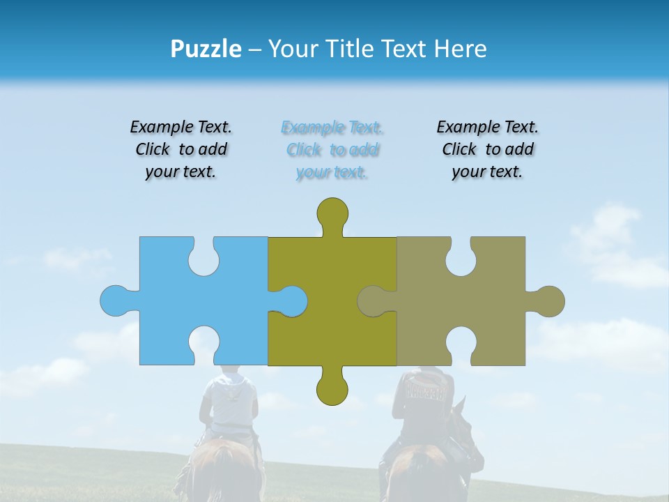 Horse Riders PowerPoint Template