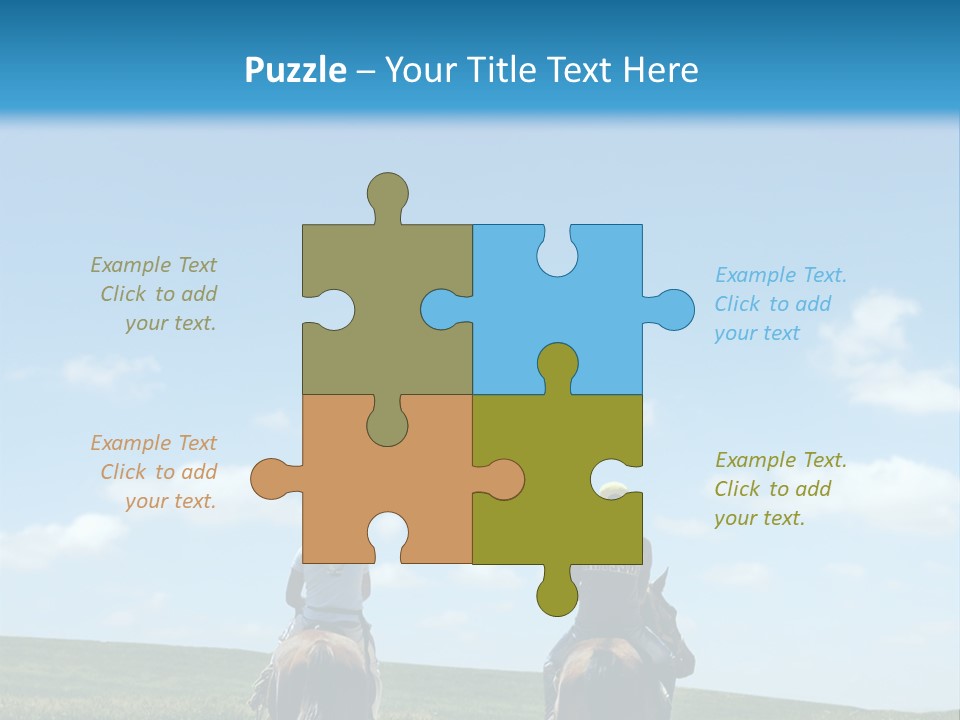 Horse Riders PowerPoint Template