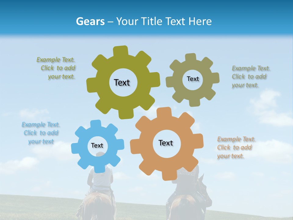 Horse Riders PowerPoint Template