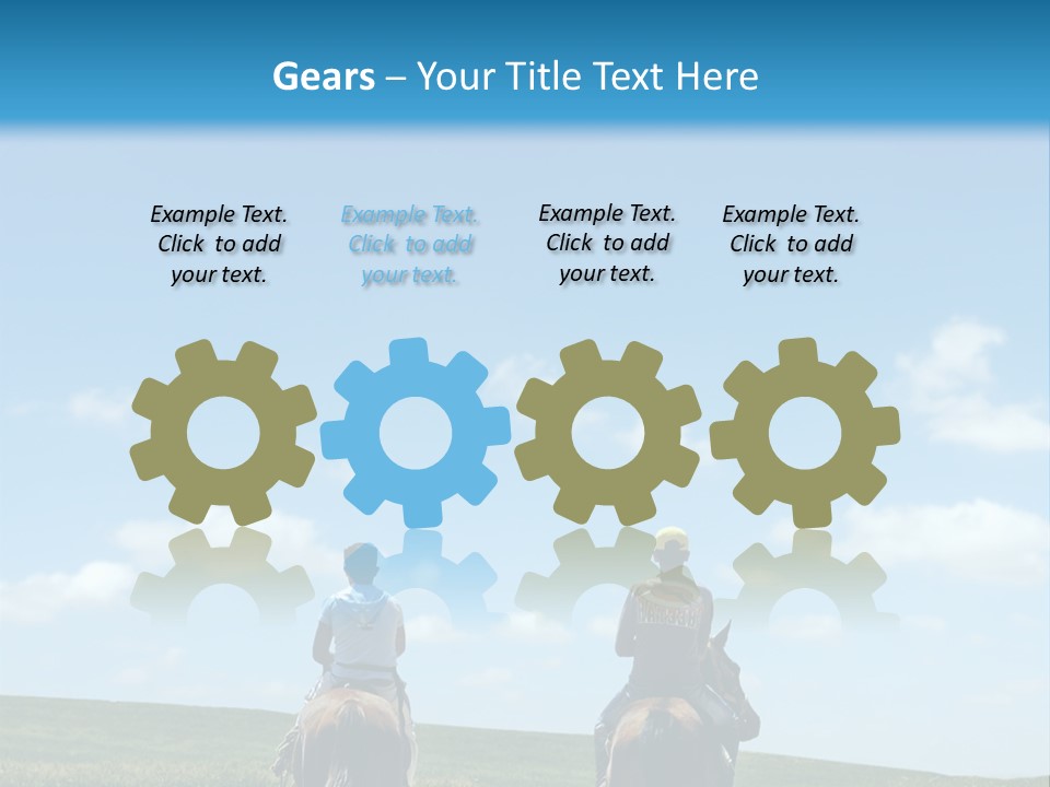 Horse Riders PowerPoint Template