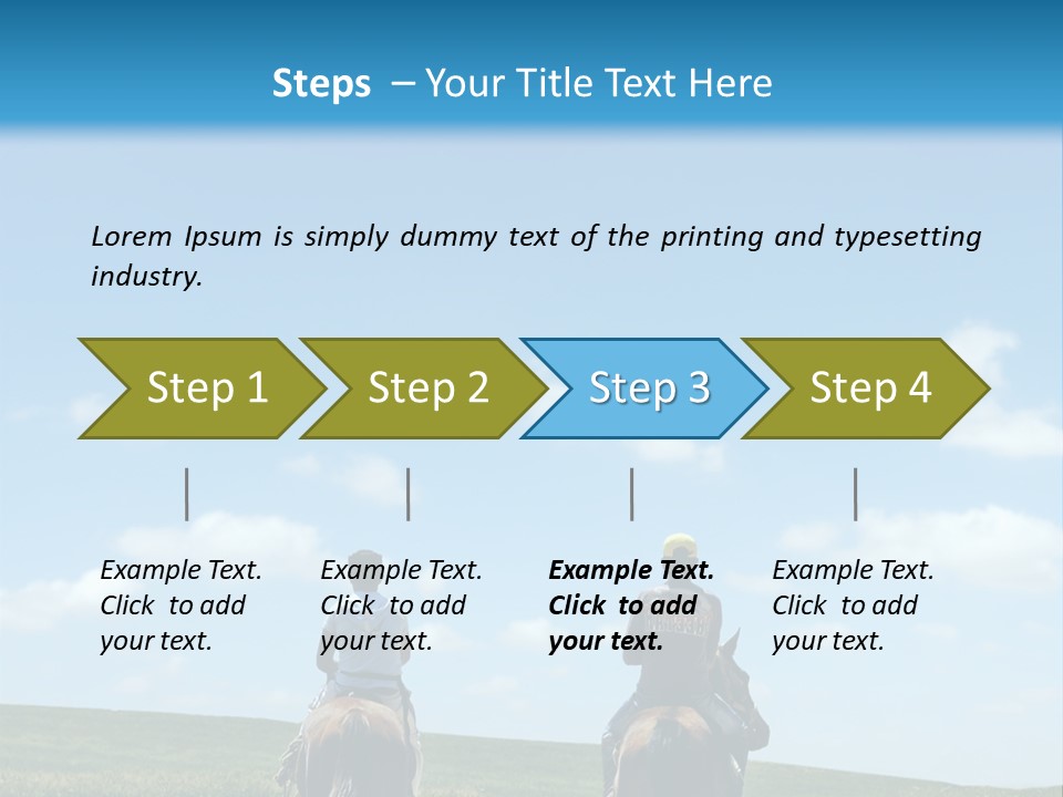 Horse Riders PowerPoint Template
