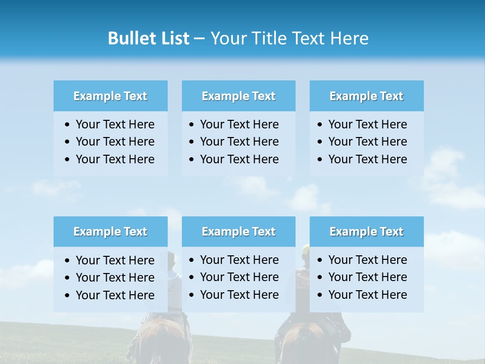 Horse Riders PowerPoint Template