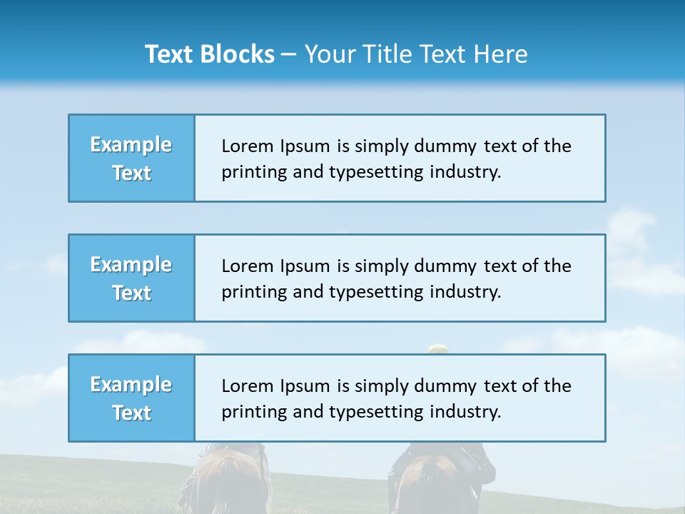 Horse Riders PowerPoint Template