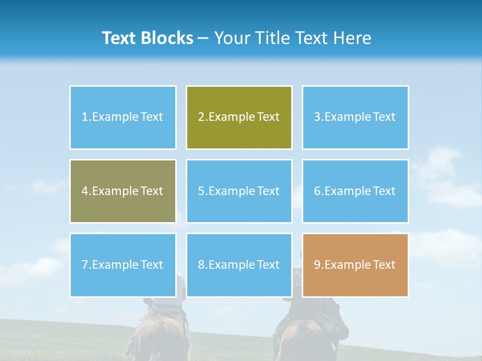 Horse Riders PowerPoint Template