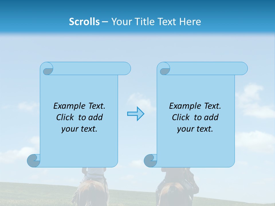 Horse Riders PowerPoint Template