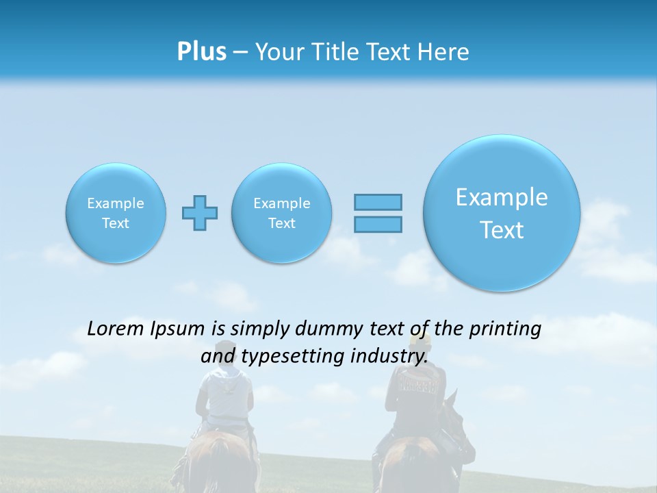 Horse Riders PowerPoint Template