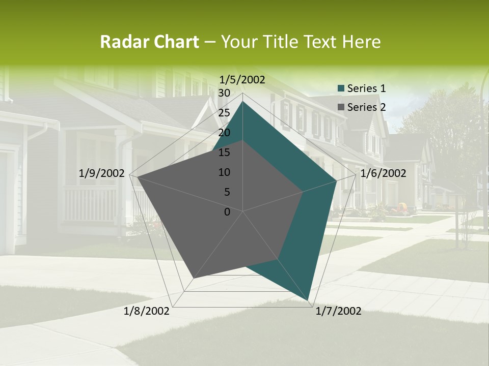 Friendly Neighborhood, A Child's Toys Visible In The Background. Also Available In Vertical. PowerPoint Template