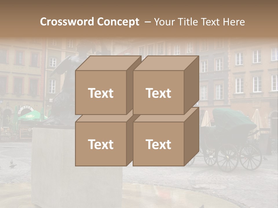 City Center Of Warsaw, Poland PowerPoint Template