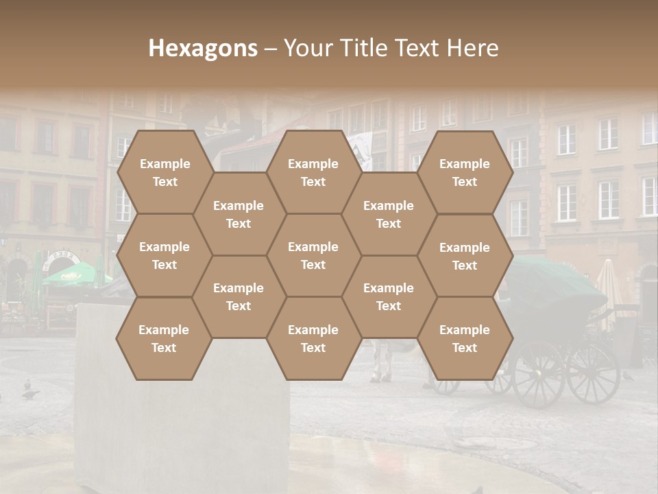 City Center Of Warsaw, Poland PowerPoint Template